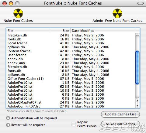 FontNuke for mac