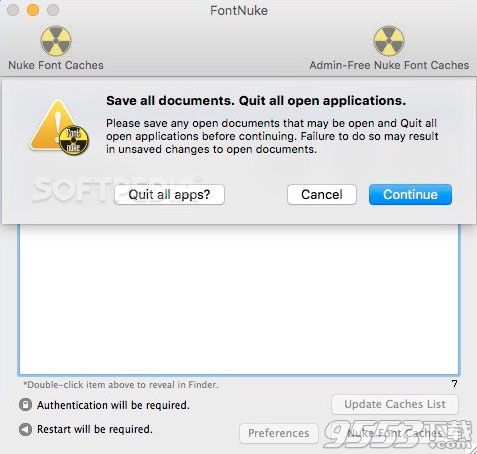 FontNuke for mac