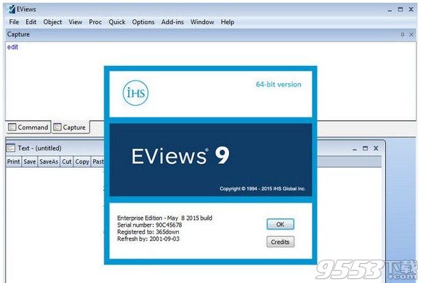 EViews 9.0 