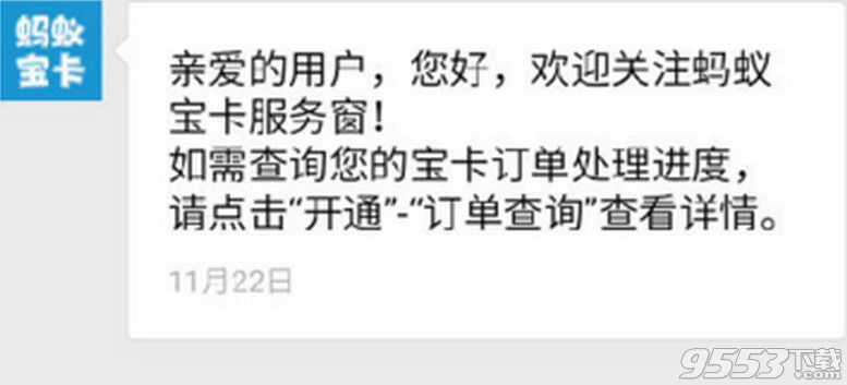 蚂蚁宝卡怎么查询是否办理成功？蚂蚁大宝卡订单状态在哪查询