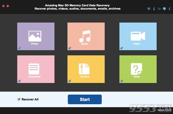 SD Memory Card Data Recovery for mac