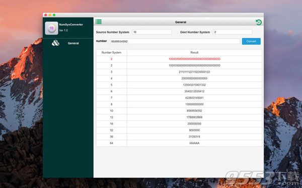 NumSysConverter Mac版