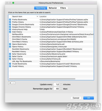 HistoryHound for mac