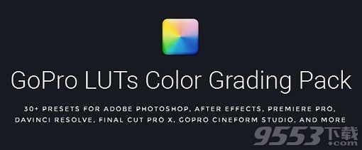 GoPro LUTs Color Grading Pack for mac