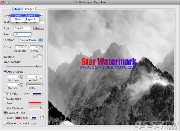 Star Watermark Ultimate for mac