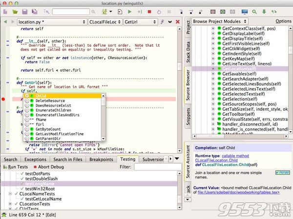 Eric6 IDE for mac