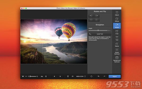 Photo Editor Lite Movavi for mac