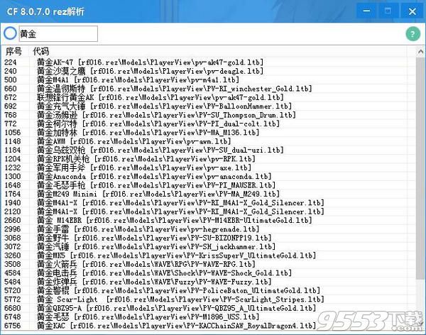 CF REZ一键解析工具