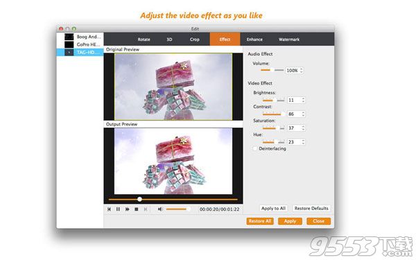Aiseesoft Video Editor Enhancer for mac