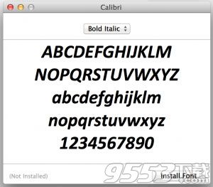 Calibri and Cambria fonts for Mac