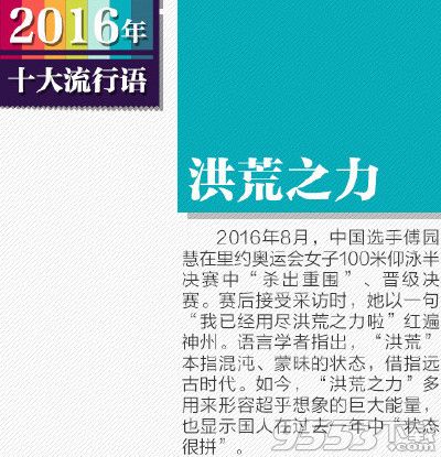 2016年十大流行语是什么？2016年网络十大流行语