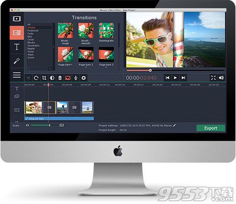 Movavi Video Editor mac版