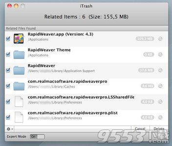 OSXBytes iTrash for mac