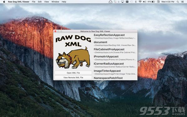 Raw Dog XML Viewer for mac