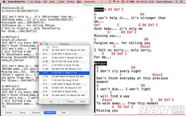 Music Binder Pro for mac