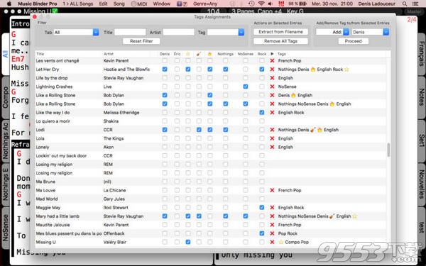 Music Binder Pro for mac