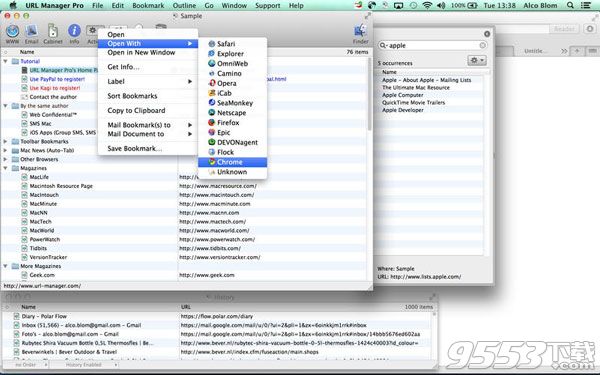 URL Manager Pro for mac