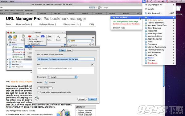 URL Manager Pro for mac