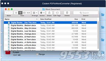 Cisdem PDFtoWordConverter 4 for mac