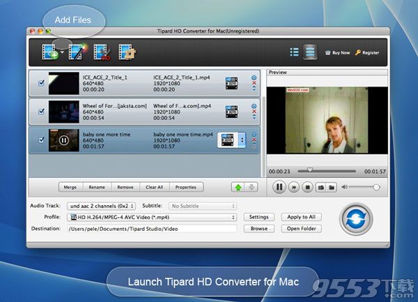 Tipard HD Converter for mac