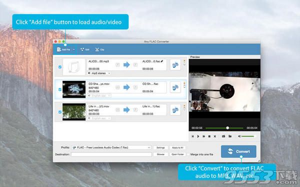 Any FLAC Converter for mac