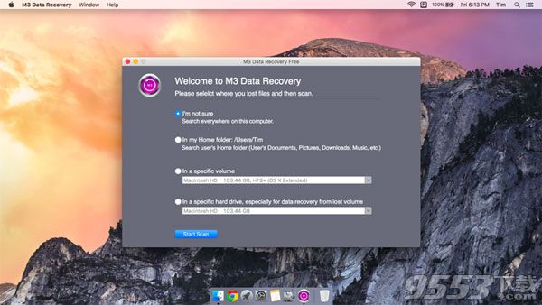 M3 Data Recovery for mac