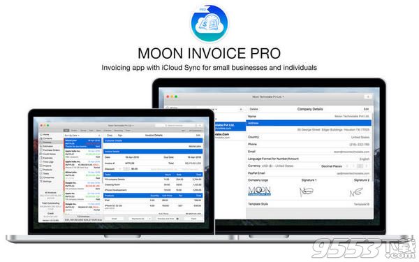 Moon Invoice for mac