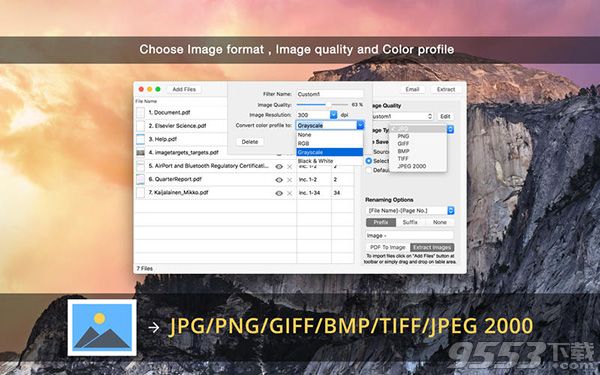 PDF Image Converter for mac