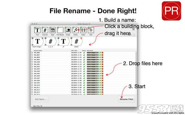 Perfect Rename for mac(批量重命名软件)|Perf