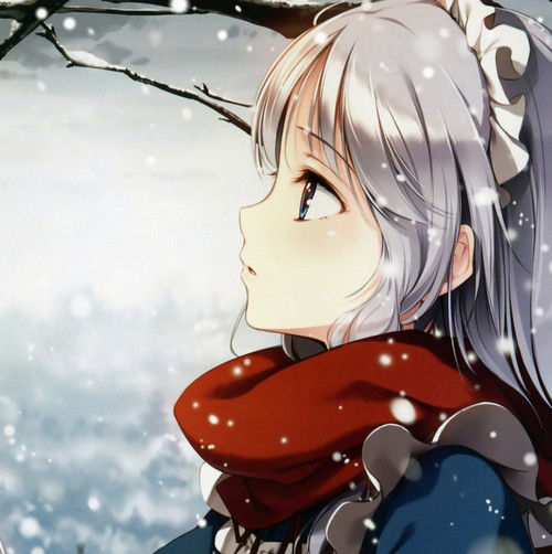 Wallpaper Engine 雪之Keta少女眨眼壁紙