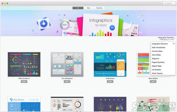 Infographics Lab for MS Word Mac版