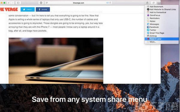 Later: Read Later Extensions for mac