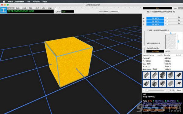 金属计算器3D Mac版
