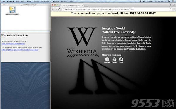 WebArchivePlayer for mac