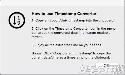 Timestamp Converter for mac