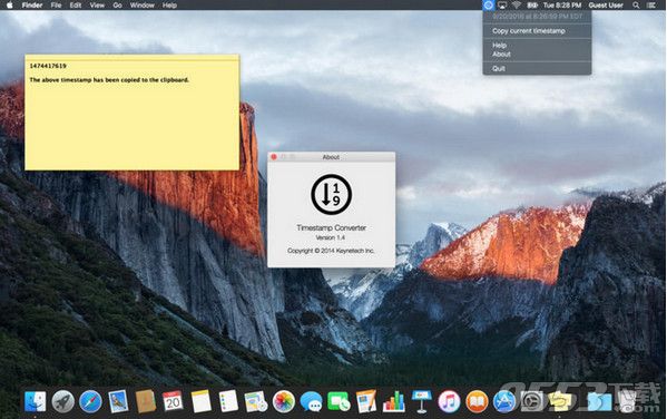Timestamp Converter for mac