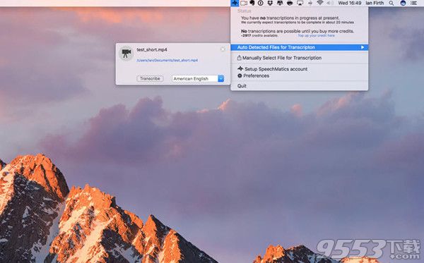 autoTranscribe Mac版