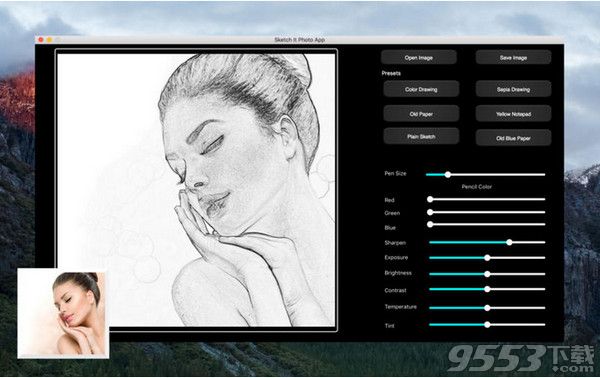 Sketch It Photo App for mac