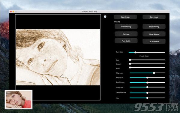 Sketch It Photo App for mac