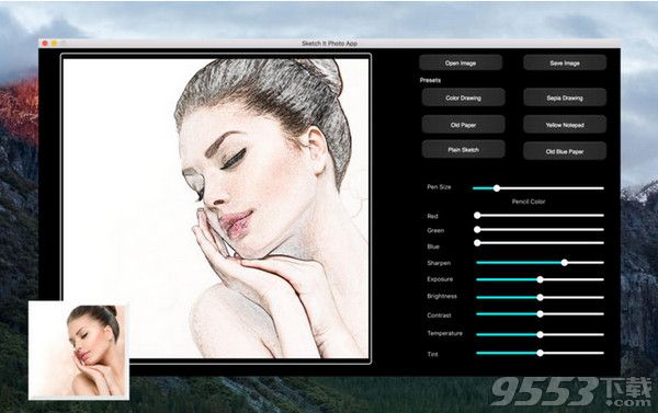 Sketch It Photo App for mac