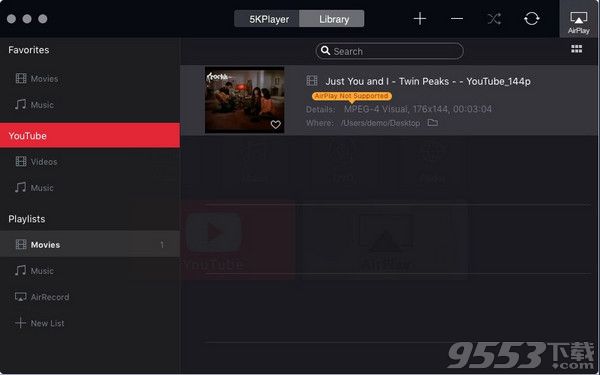 5KPlayer for mac中文版