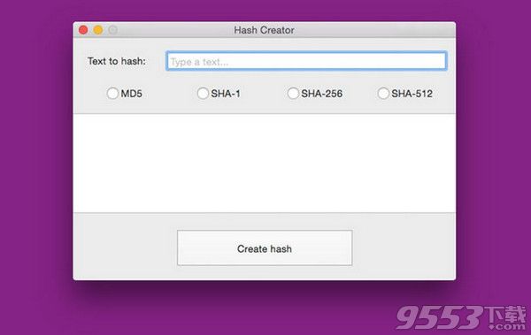 Hash Creator for Mac