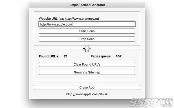 SimpleSitemapGenerator Mac版