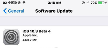 ios10.3 beta4開發(fā)者預(yù)覽版固件