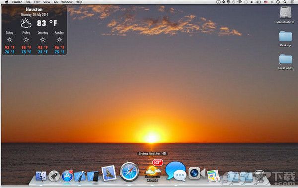实时天气壁纸和屏保Mac版