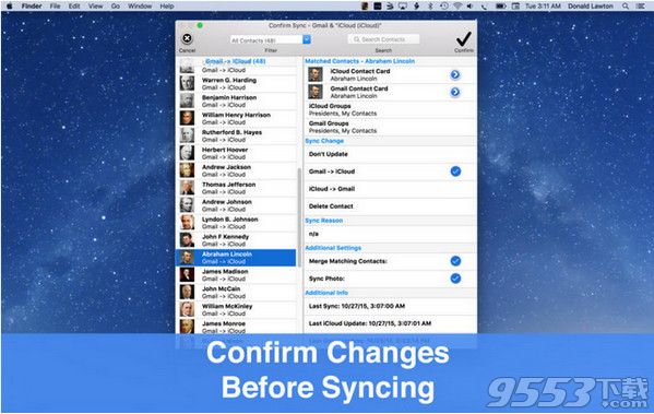 Contacts Sync Mac版