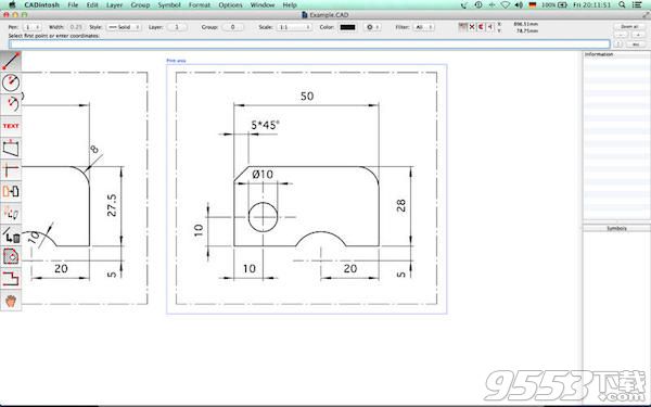CAD绘图软件|CADintosh X for Mac下载 V8.2.