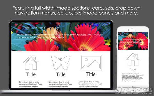 Mobile Web Page Templates Mac版