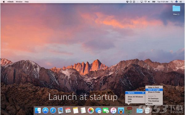 +Clock for Mac