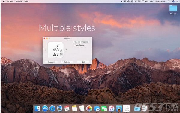 +Clock for Mac